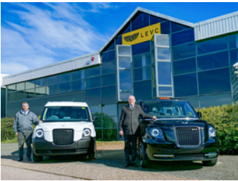 LEVC任命Caffyns作为苏塞克斯的电动出租车和面包车特许经营者